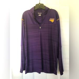 Champion Purple UNI 1/4 Zip Up Long Sleeve - Size L